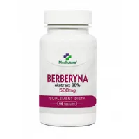 Berberyna, ekstrakt 98 %, 500mg, 60 kapsułek