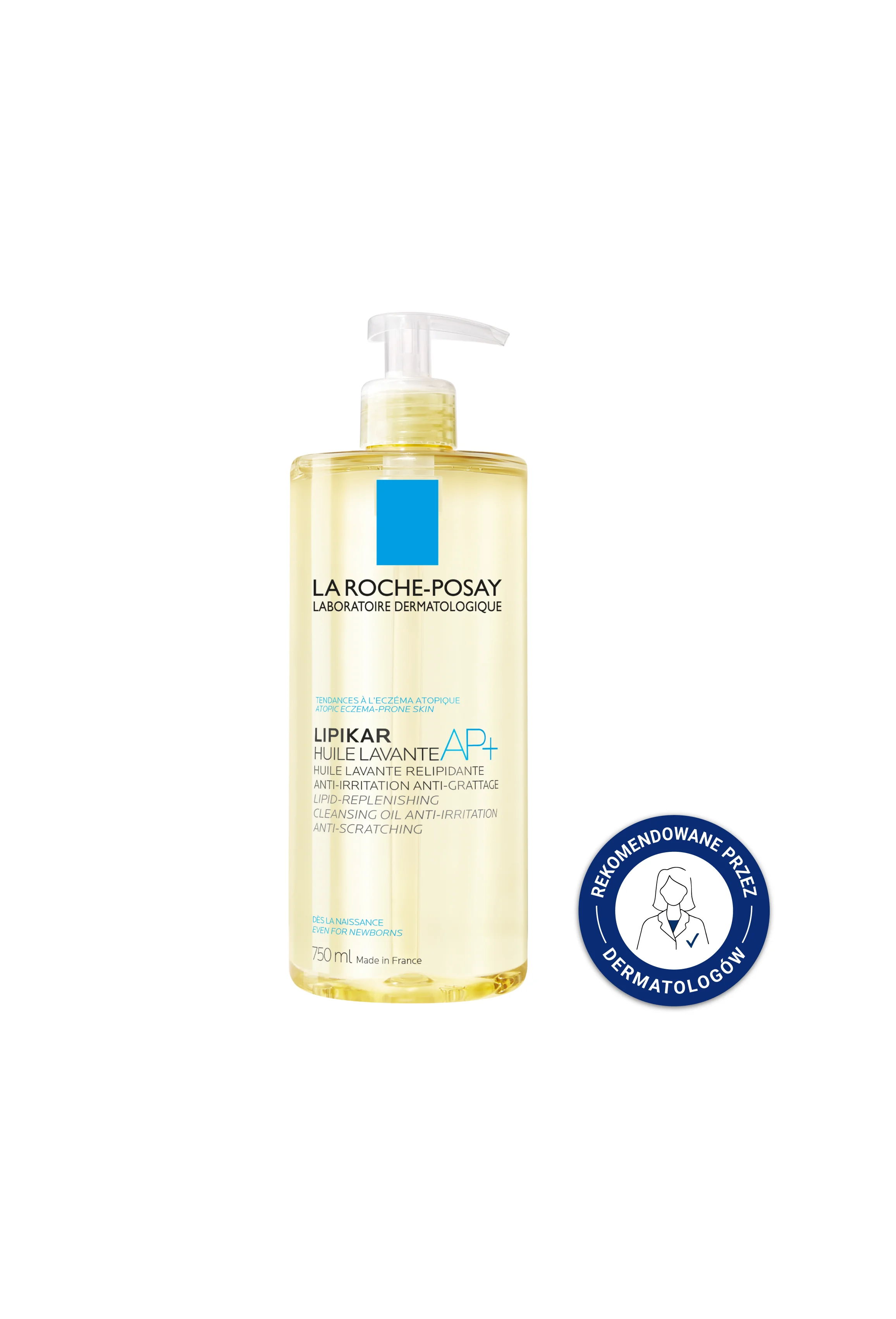 La Roche-Posay Lipikar Huile Lavante AP+ olejek myjący uzupełniający poziom lipidów, 750 ml