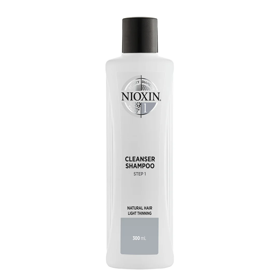 Nioxin System 1 szampon oczyszczający do włosów naturalnych, 300 ml