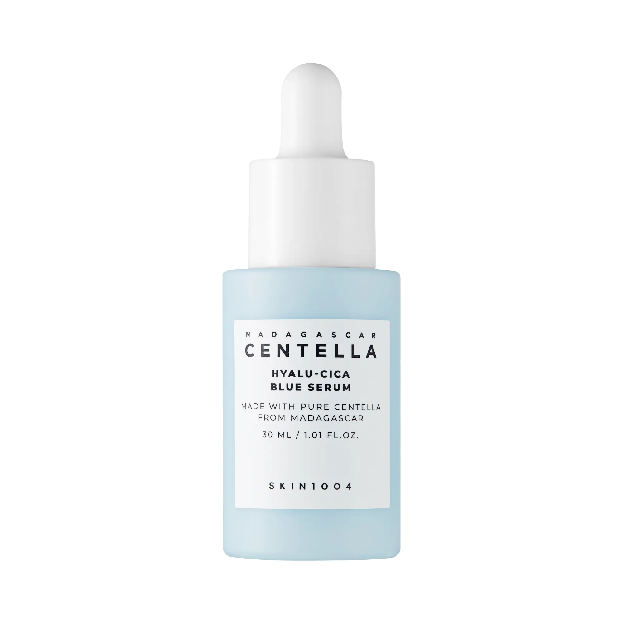 SKIN1004 Madagascar Centella Hyalu-Cica Blue Serum nawilżające serum do twarzy z kwasem hialuronowym, 30 ml