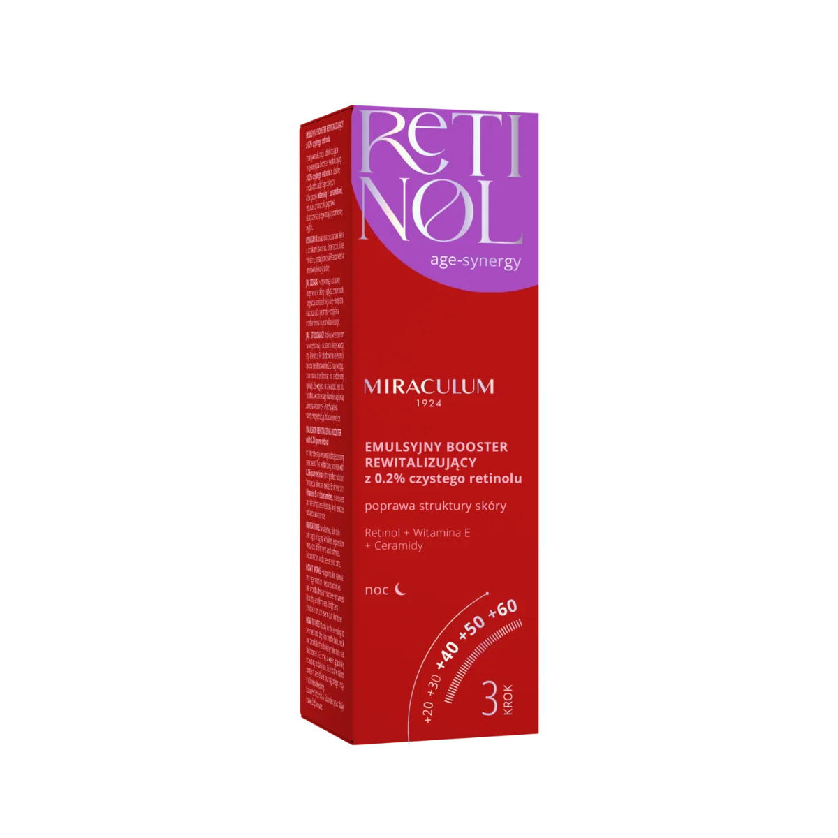 Miraculum RETINOL age-synergy emulsyjny booster rewitalizujący, 30 ml