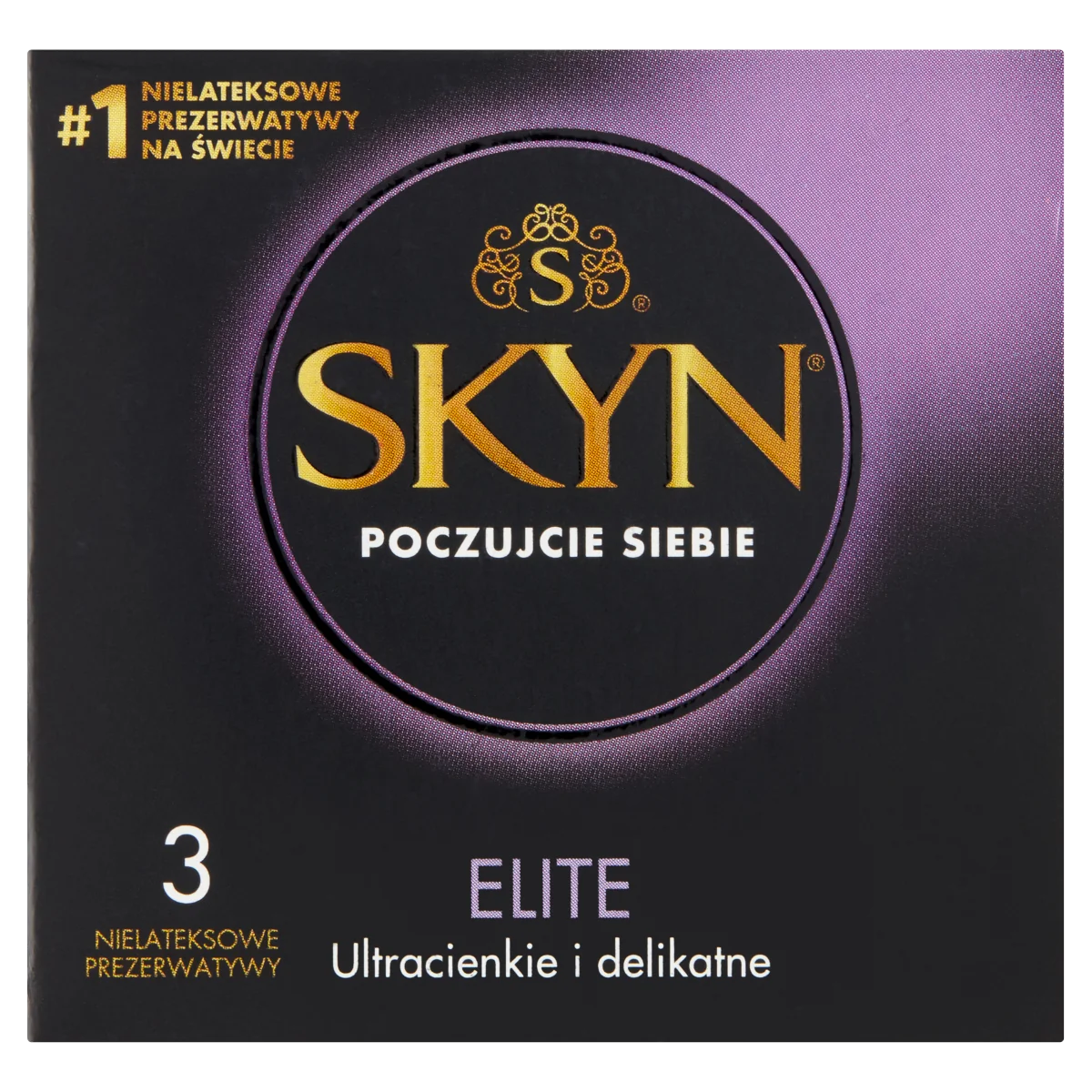 Unimil Skyn Elite nielateksowe prezerwatywy, 3 szt.