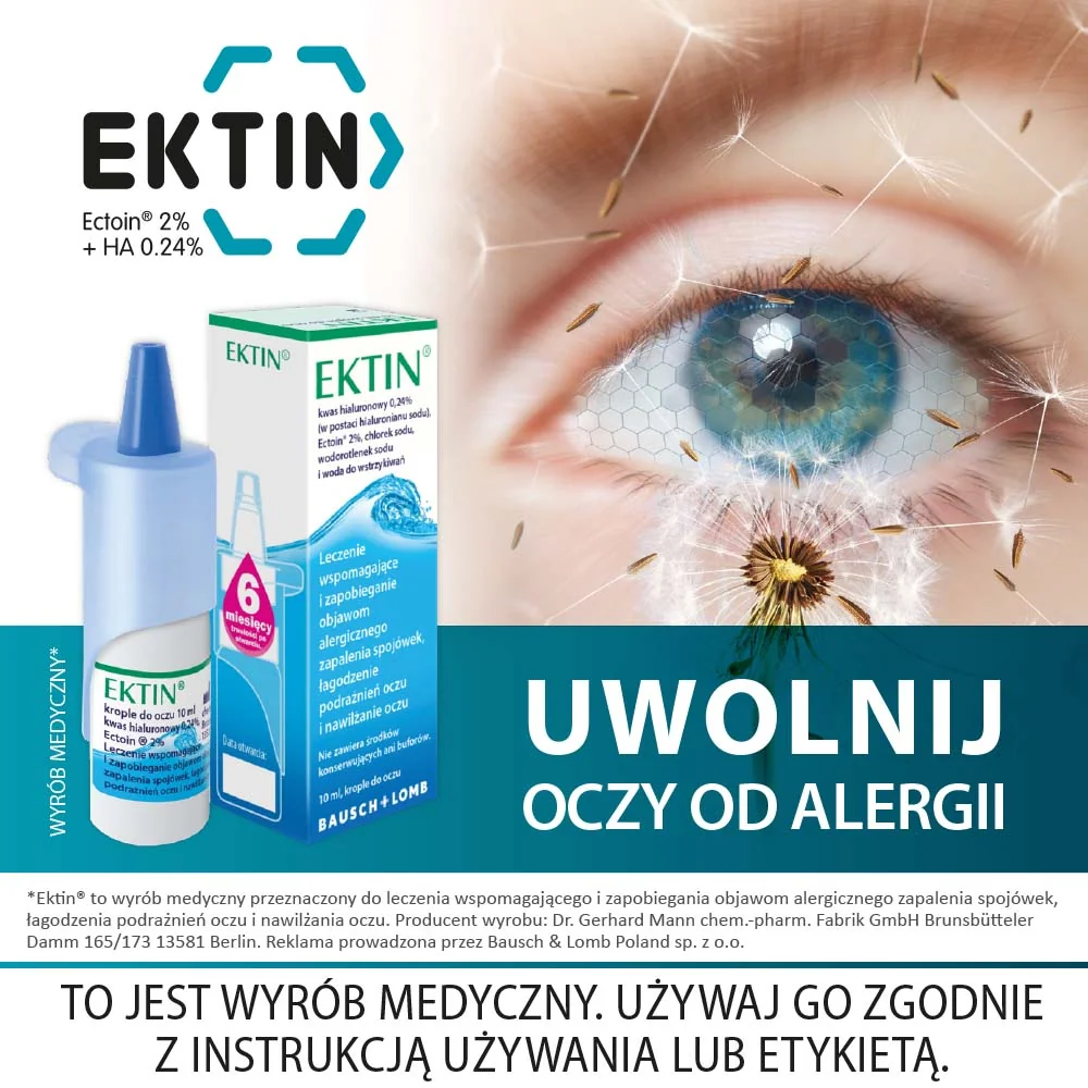 Ektin krople do oczu, 10 ml