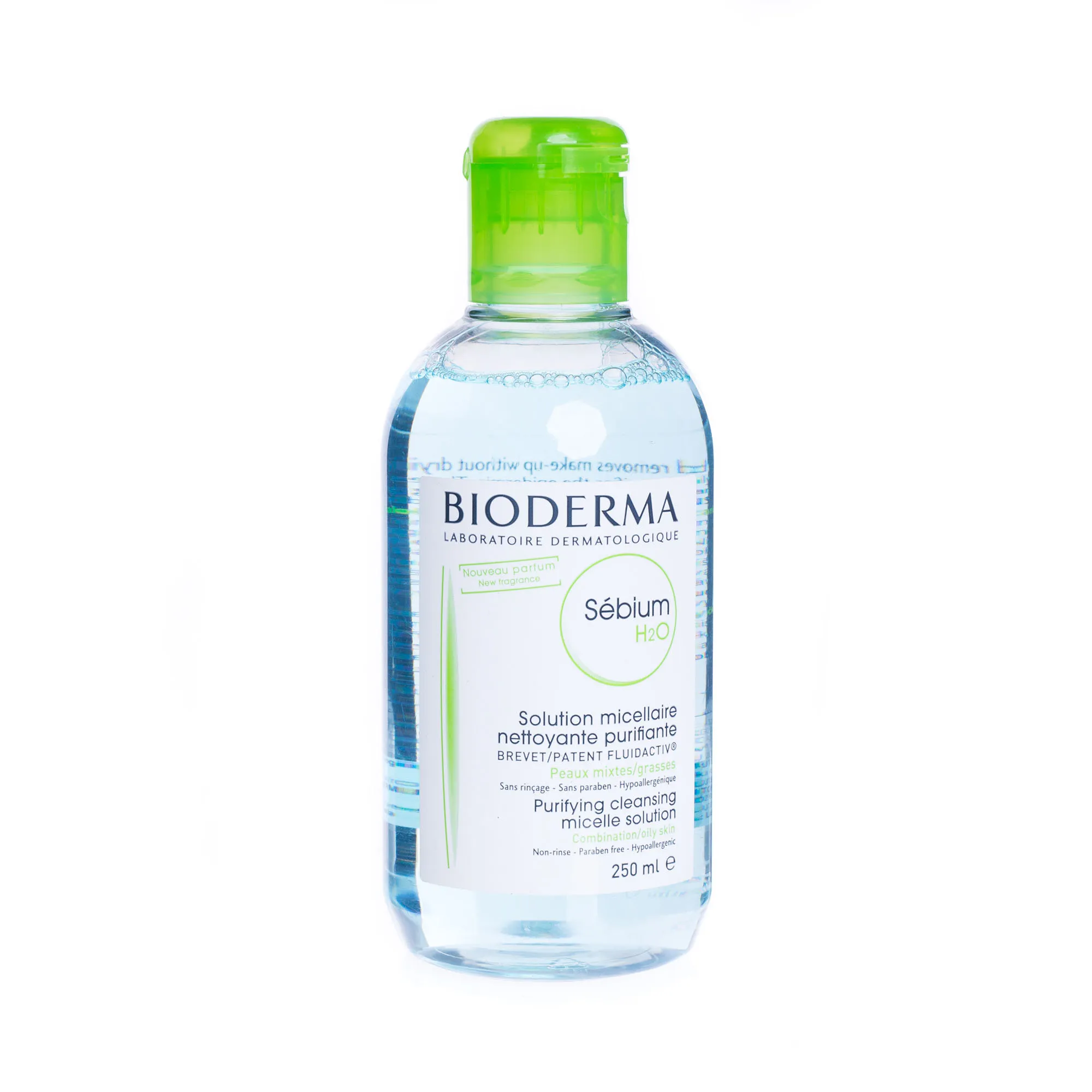 Bioderma Sebium H2O, płyn Micelarny do oczyszczenia twarzy i zmywania makijażu, 250 ml 