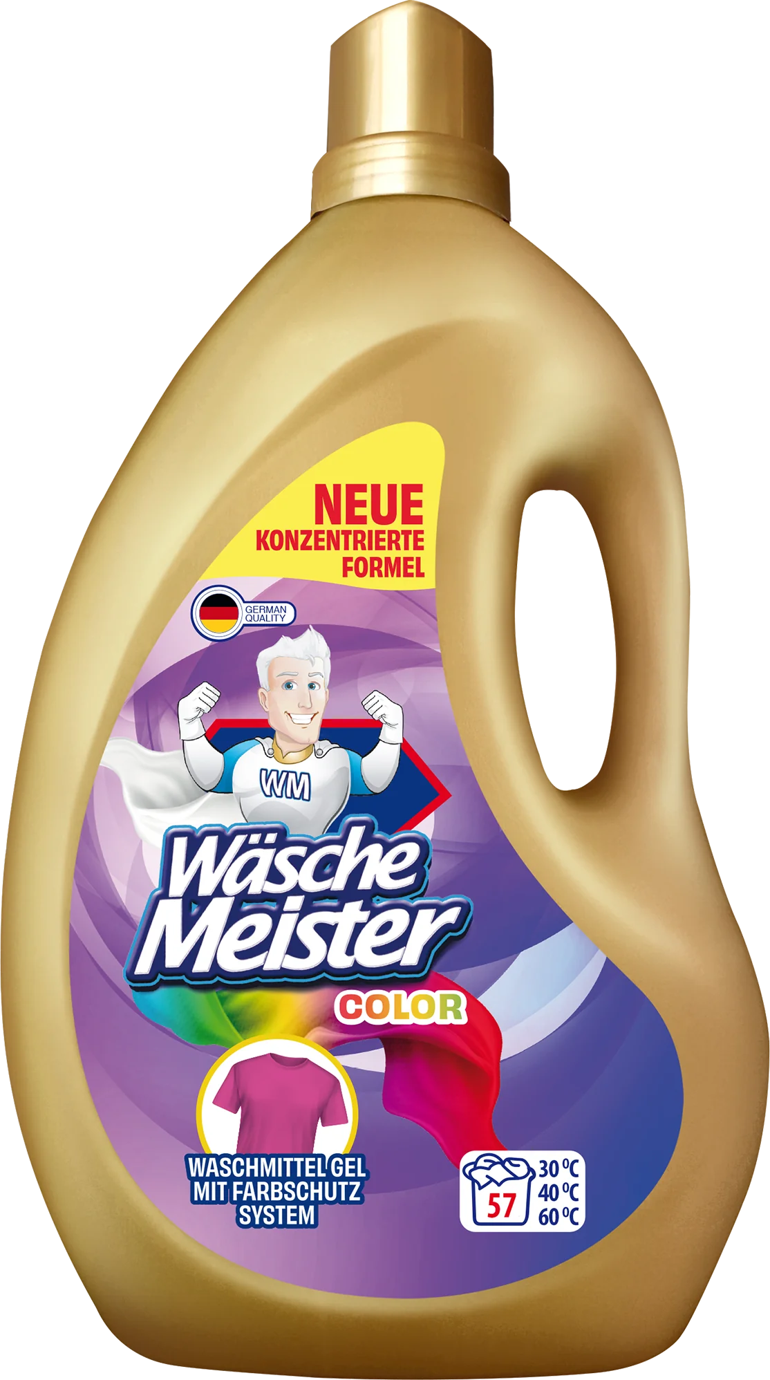 WäscheMeiser Color żel do prania 2 l, 57 prań