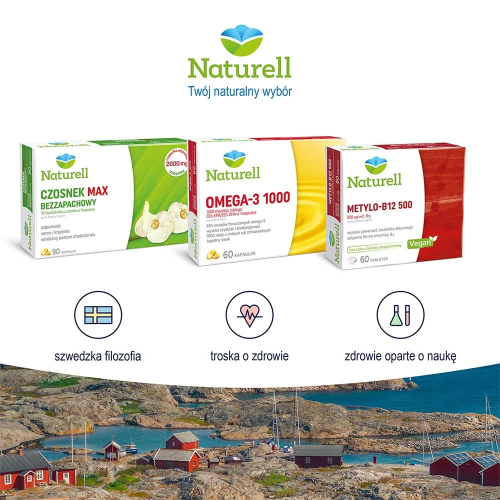 Naturell Witamina B12 Forte suplement diety, 60 tabletek do ssania