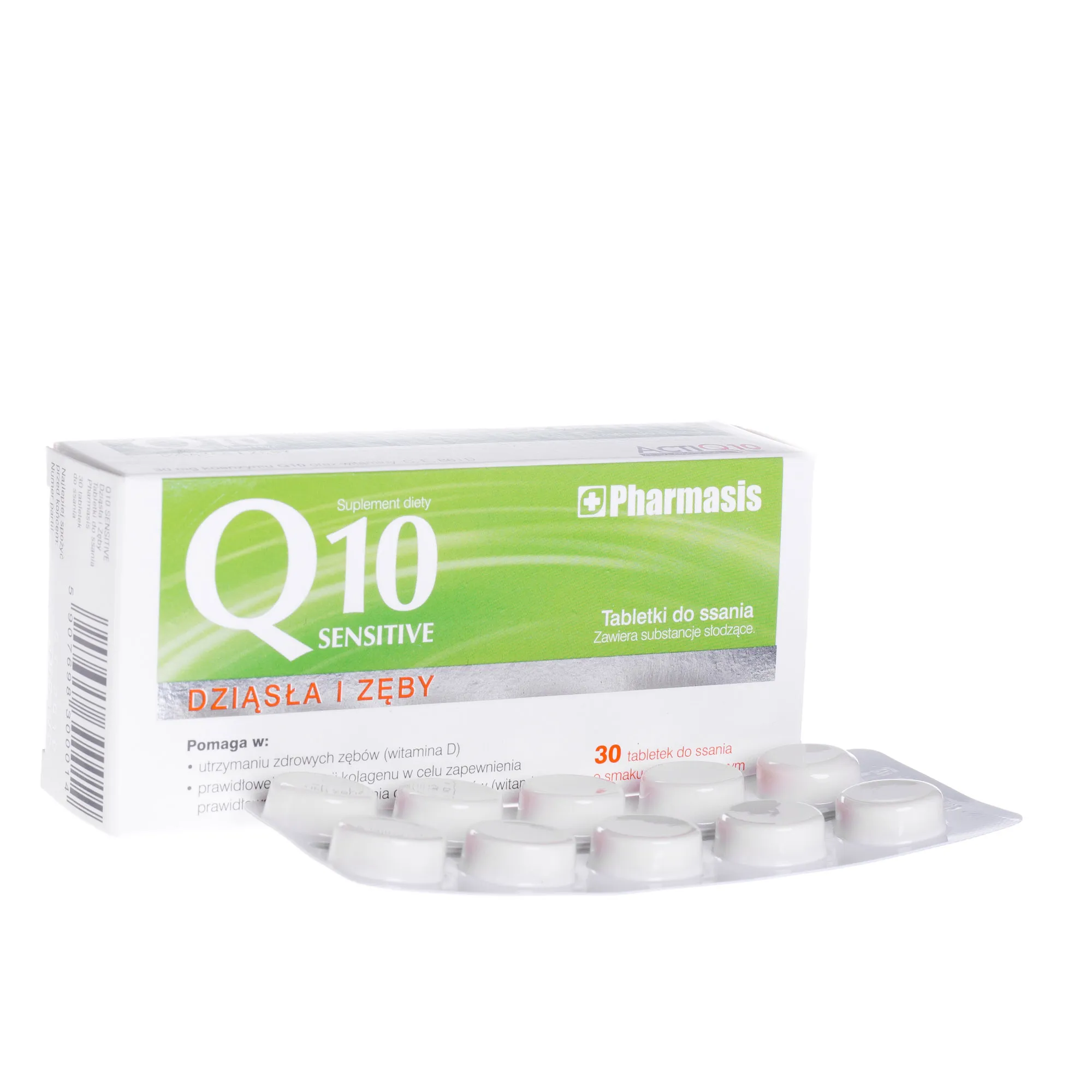 Q10 Sensitive, suplement diety, 30 tabletek do ssania 