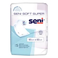 Seni Soft Super. 90x60 cm, podkłady higieniczne, 5 sztuk