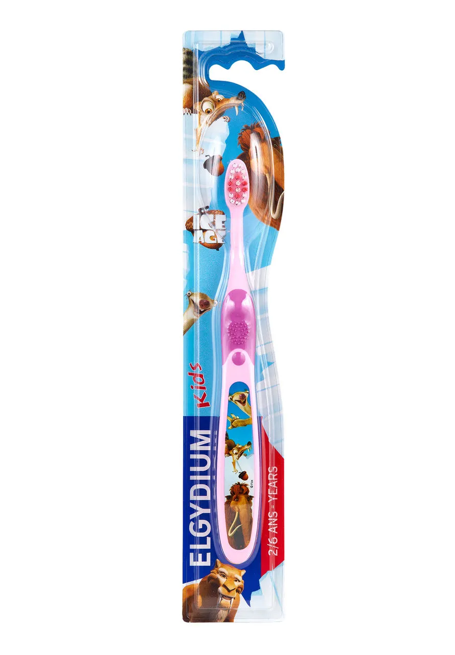 Elgydium Kids Ice, szczoteczka do zębów dla dzieci 2-6 lat, 1 sztuka