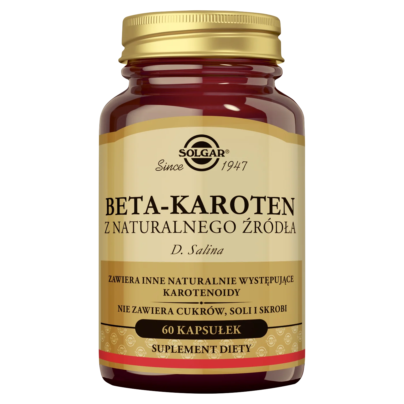 Solgar Beta Karoten 7 mg 60 kapsułek