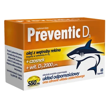 Preventic D3 z czosnkiem 60 kapsułek