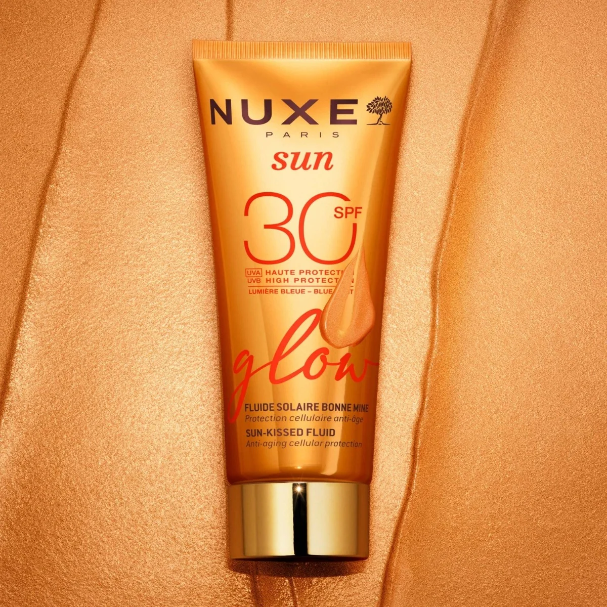 Nuxe Sun Glow fluid glow z efektem skóry muśniętej słońcem SPF 30, 40 ml