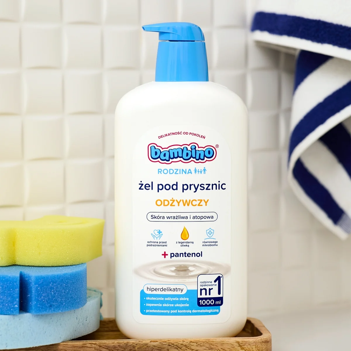 Bambino Rodzina odżywczy żel pod prysznic, 1000 ml