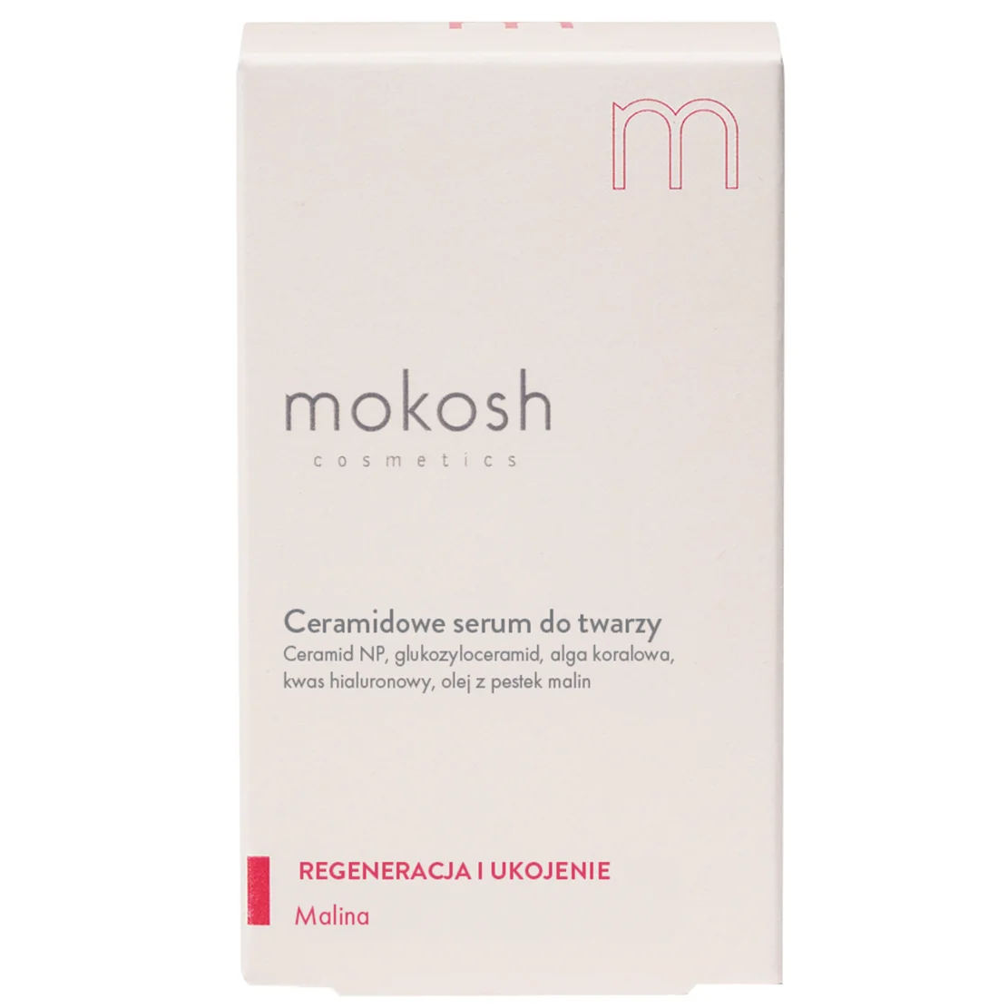 Mokosh ceramidowe serum do twarzy Malina, 30 ml