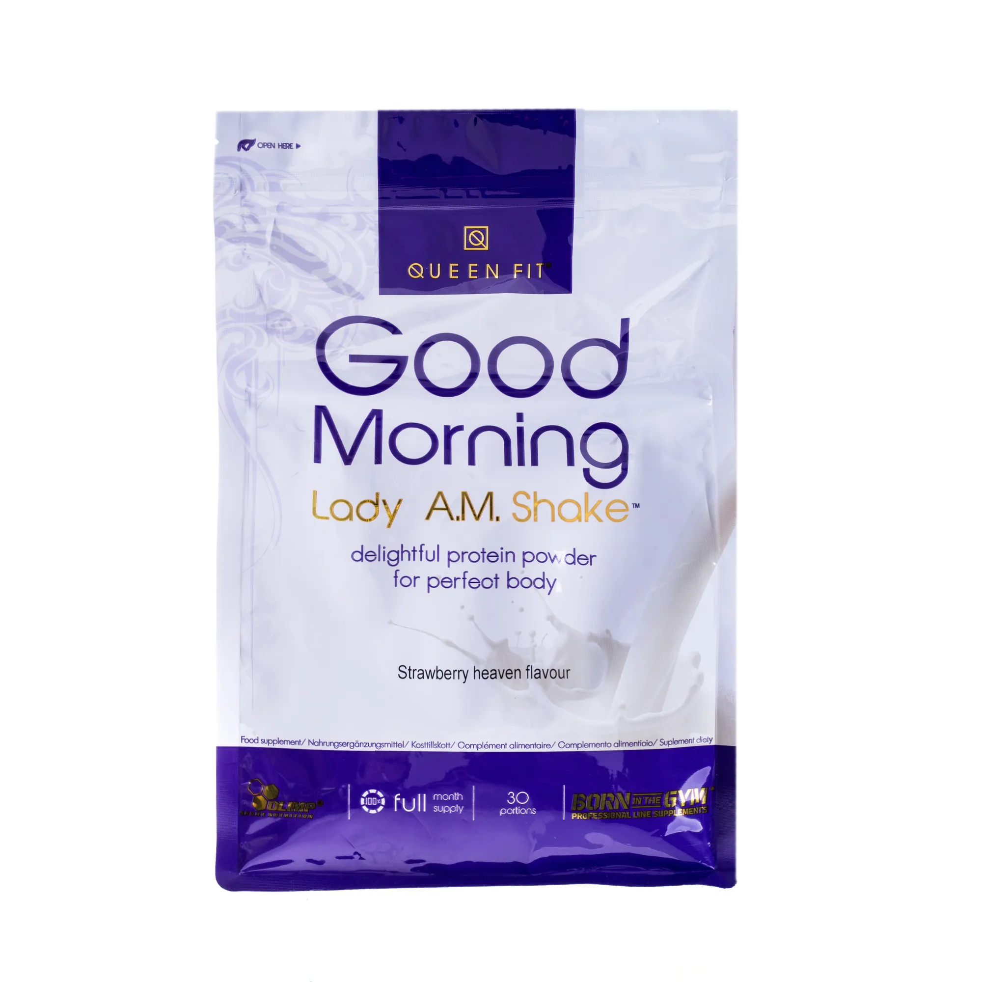 Olimp Good Morning Lady A.M. Shake, suplement diety, smak truskawkowy, 720 g 