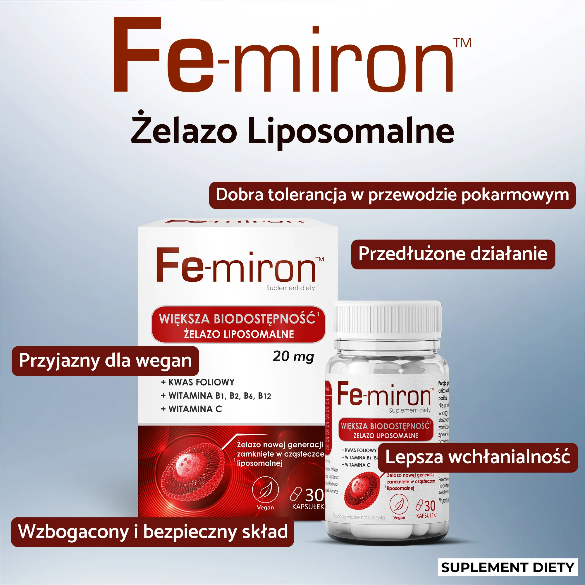 Domowa Apteczka Fe-miron 30 kapsułek