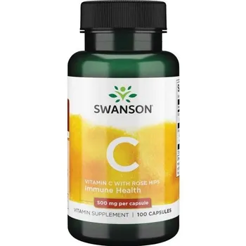 Swanson Witamina C z dziką różą 500 mg, suplement diety, 250 kapsułek 