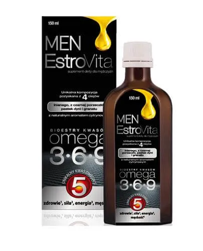 Estrovita Men suplement diety, 150 ml