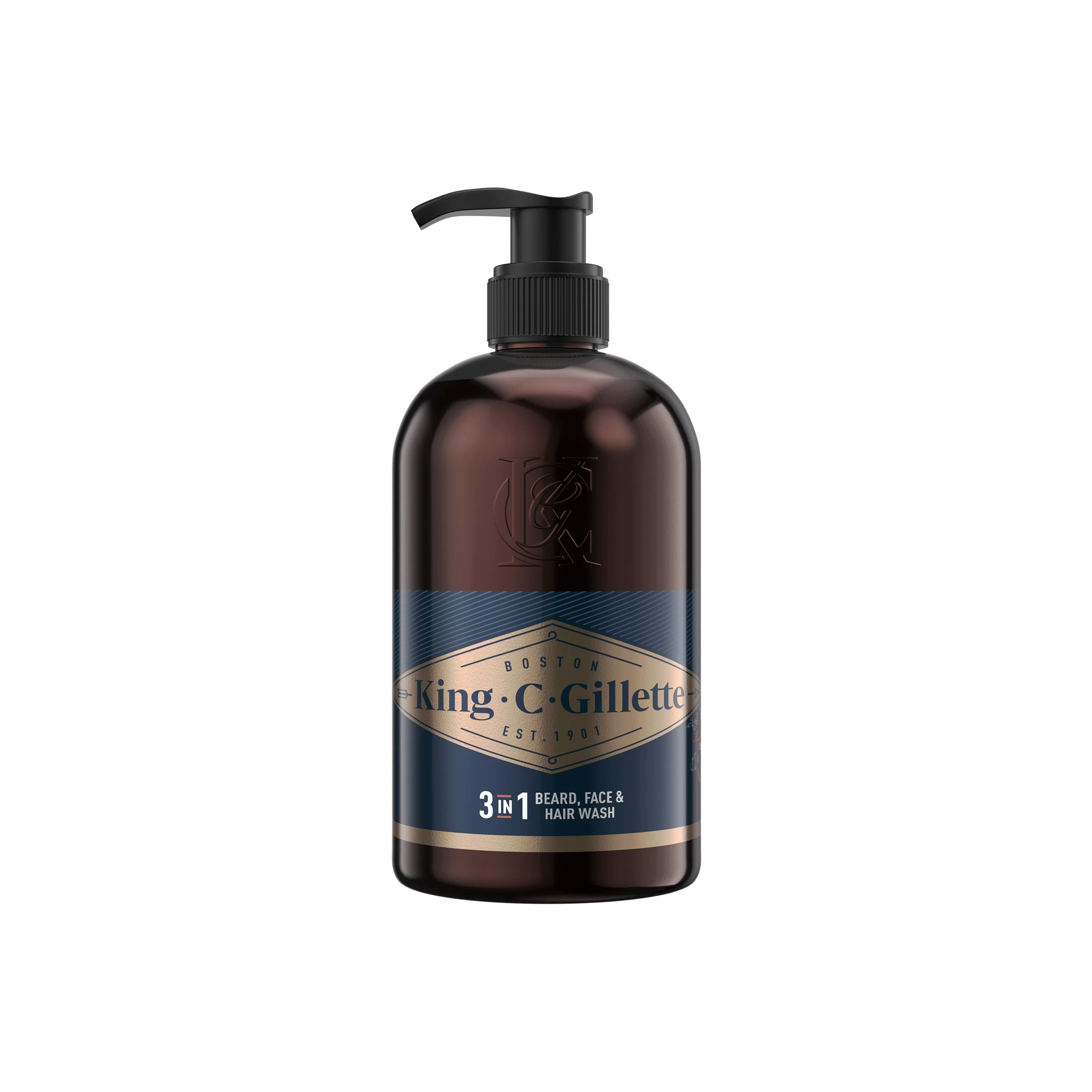 King C. Gillette żel do mycia twarzy i brody, 350 ml