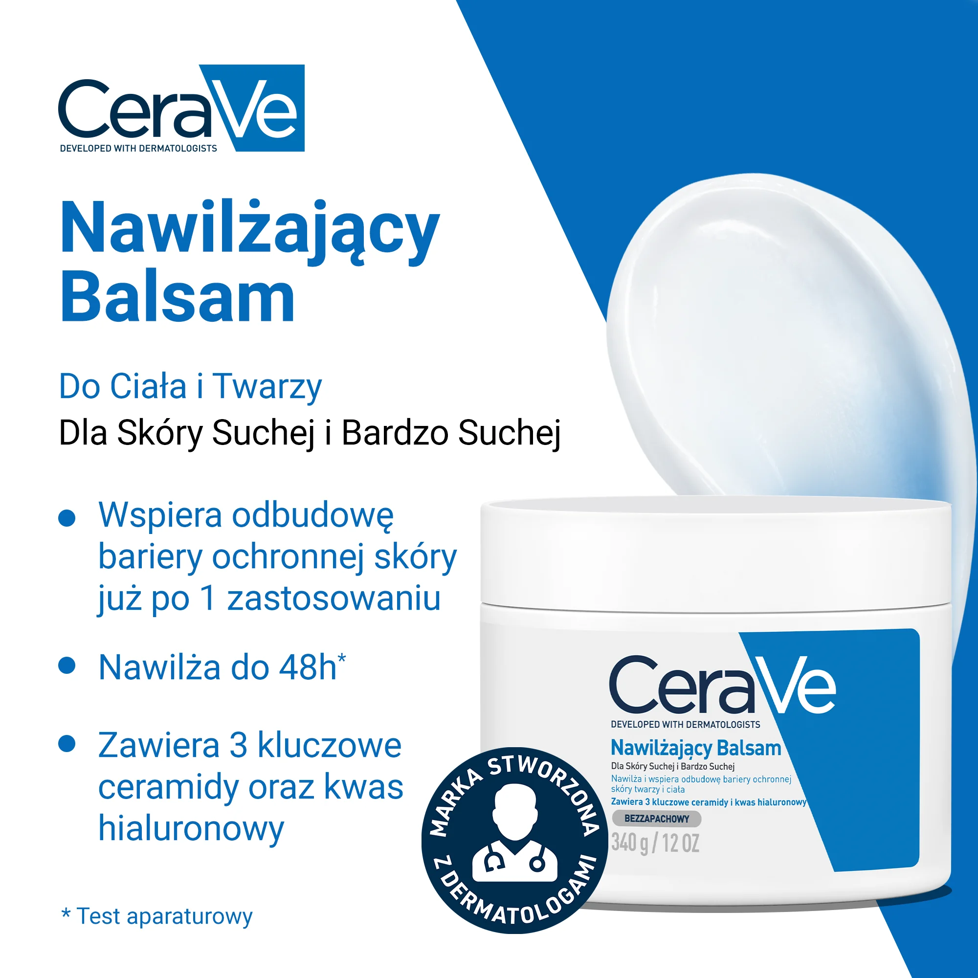CeraVe balsam nawilżający, 340 g
