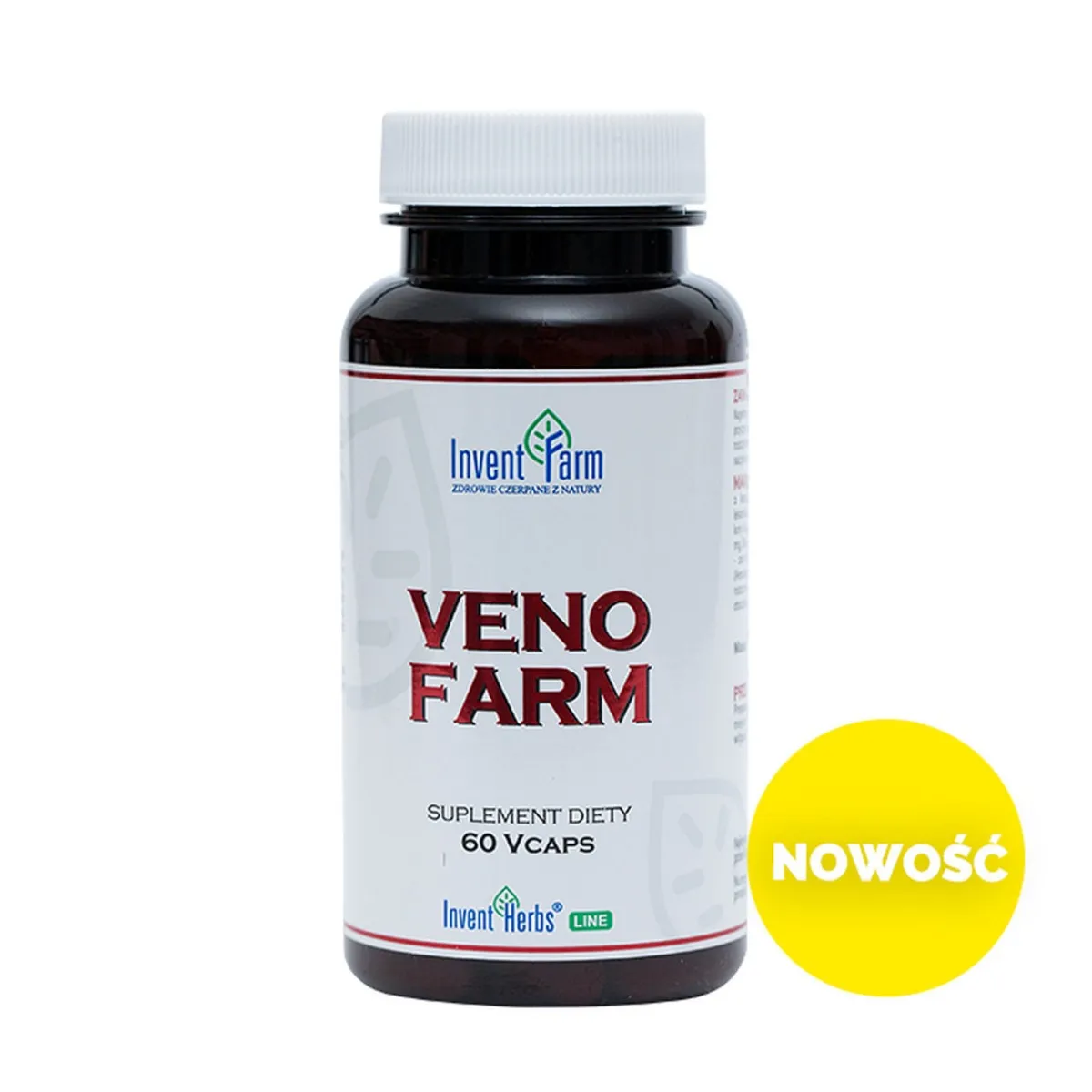 Veno Farm, suplement diety, 60 kapsułek. Data ważności 2022-06-30