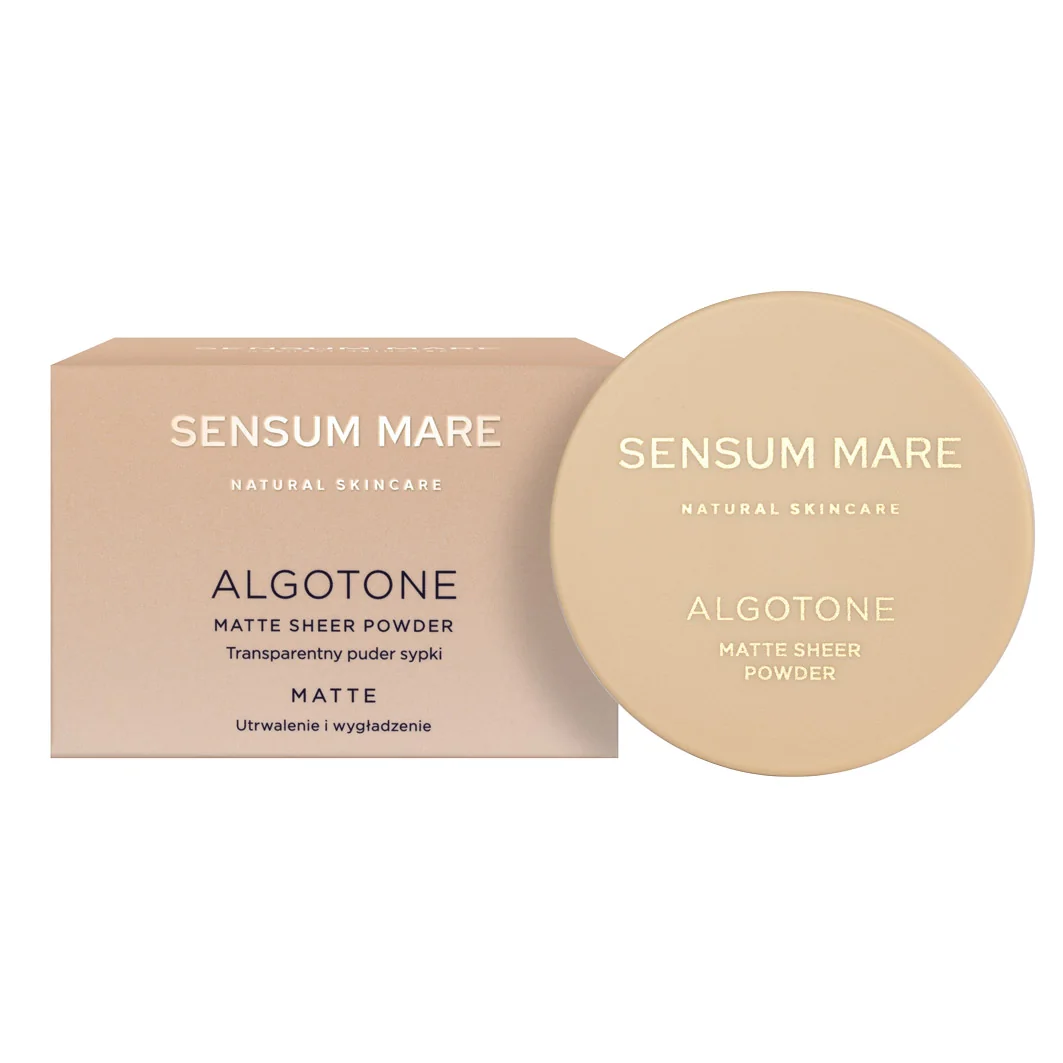 Sensum Mare Algotone transparentny puder sypki MATTE, 10 g