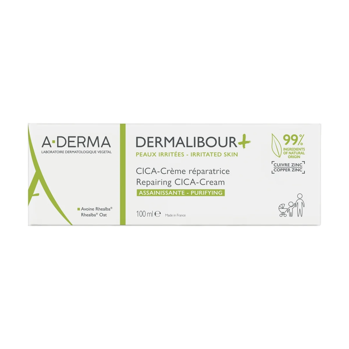 A-Derma Dermalibour + Cica krem regenerujący, 100 ml