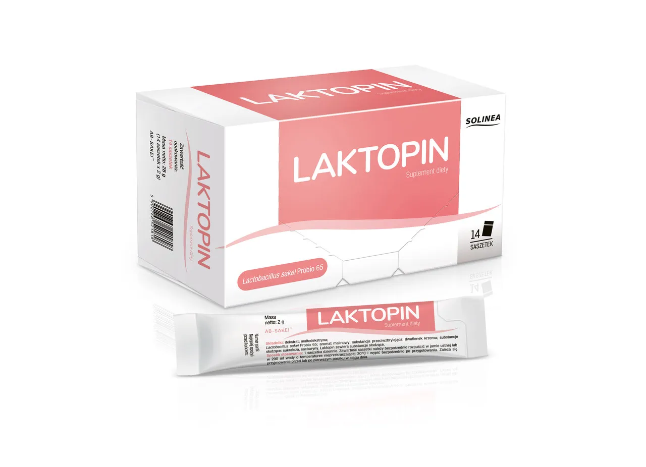 Laktopin, suplement diety, 14 saszetek