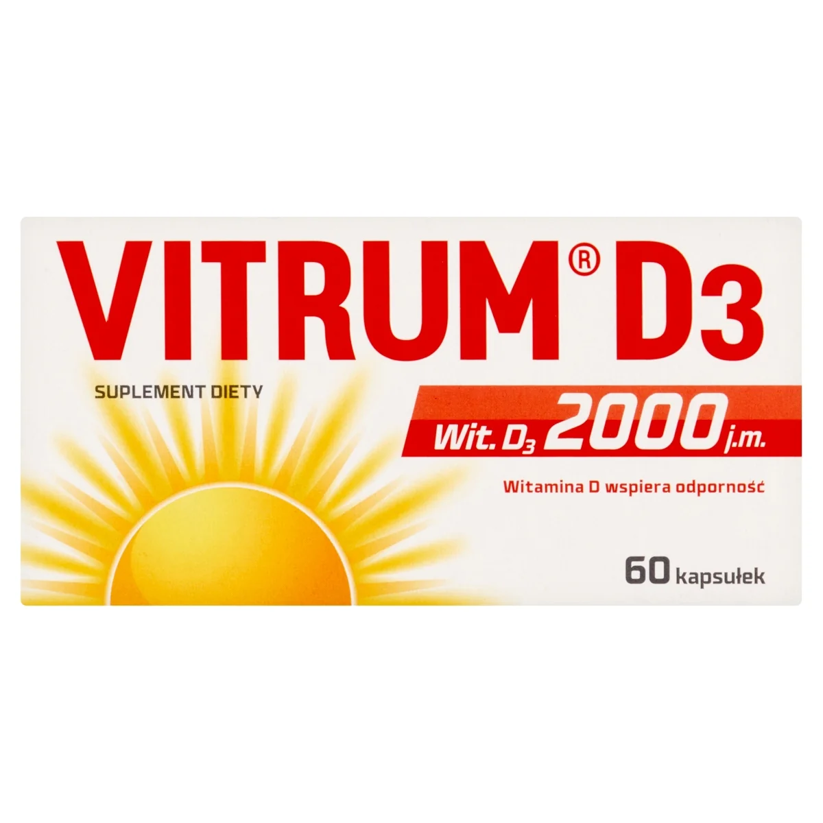 Vitrum® D3 2000 j.m. 60 kapsułek