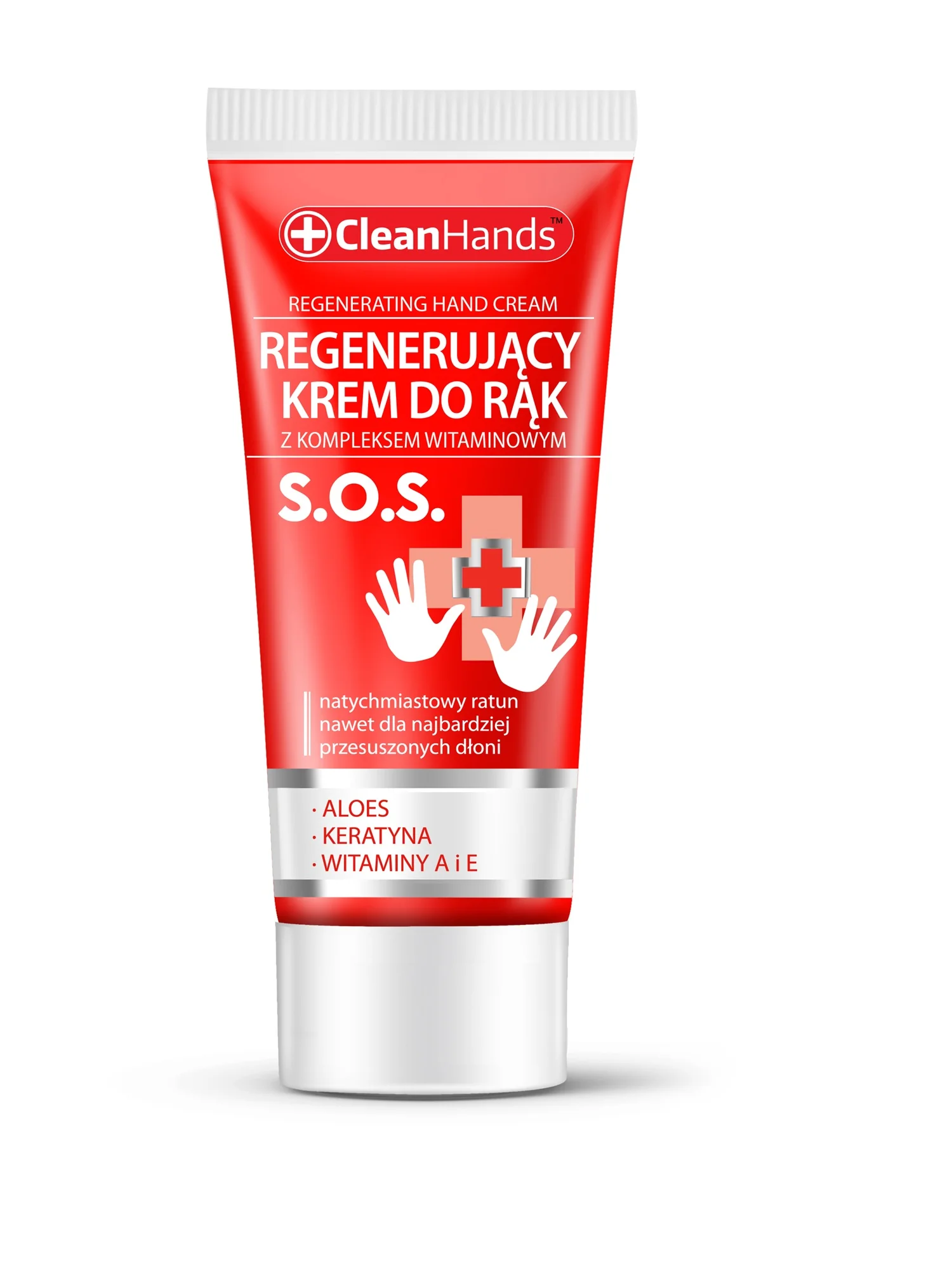 CleanHands regenerujący krem do rąk, 30 ml