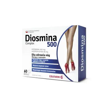Diosmina 500 Complex, suplement diety, 60 tabletek powlekanych 