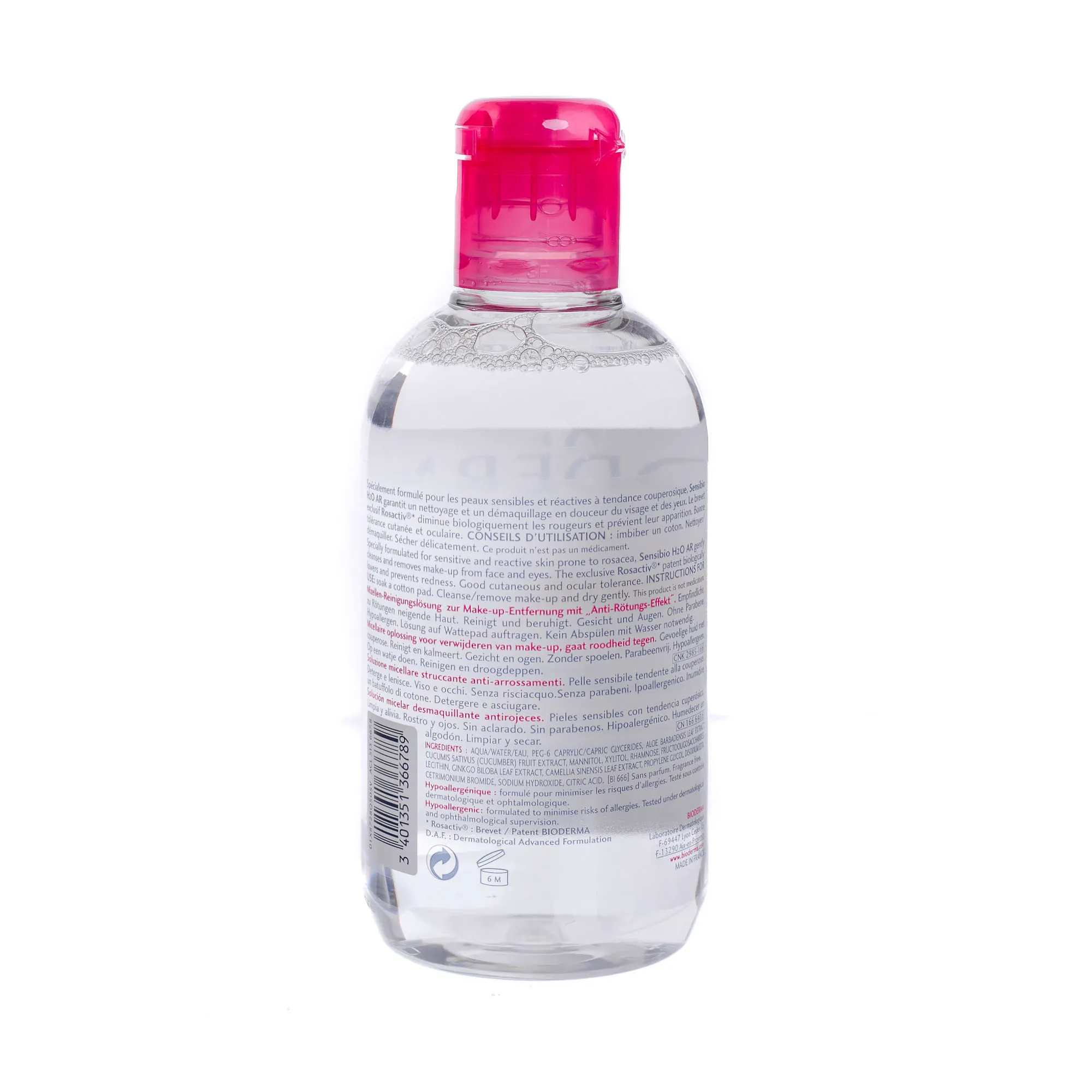 Bioderma Sensibio AR H2O, płyn micelarny, 250 ml 