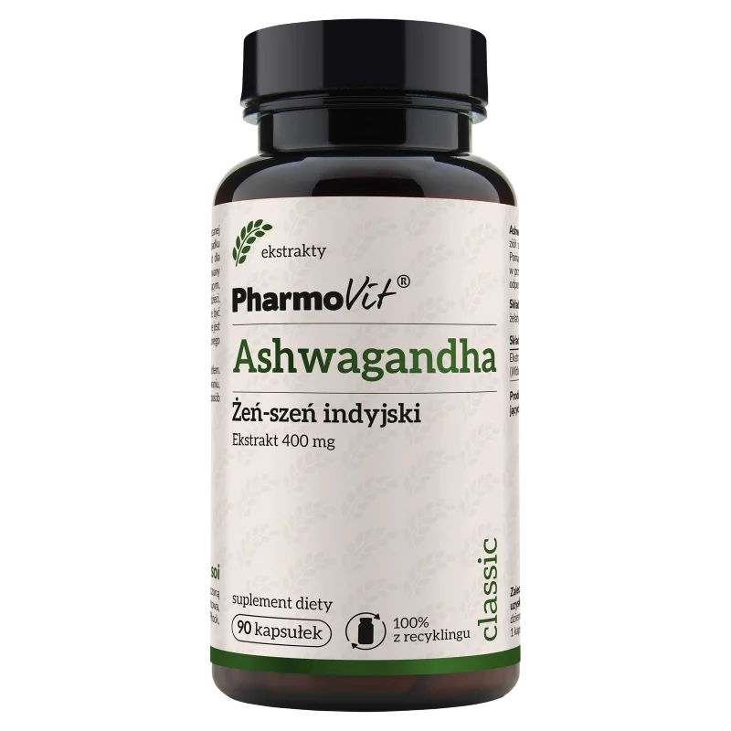 Ashwagandha Pharmovit 90 kapsułek