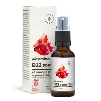 Aura Herbals, Witamina B12 Forte, suplement diety, aerozol, 30 ml 