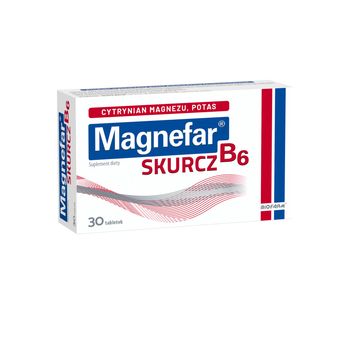 Magnefar B6 Skurcz, 30 tabletek powlekanych 