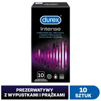 Durex Intense, prezerwatywy, 10 szt.