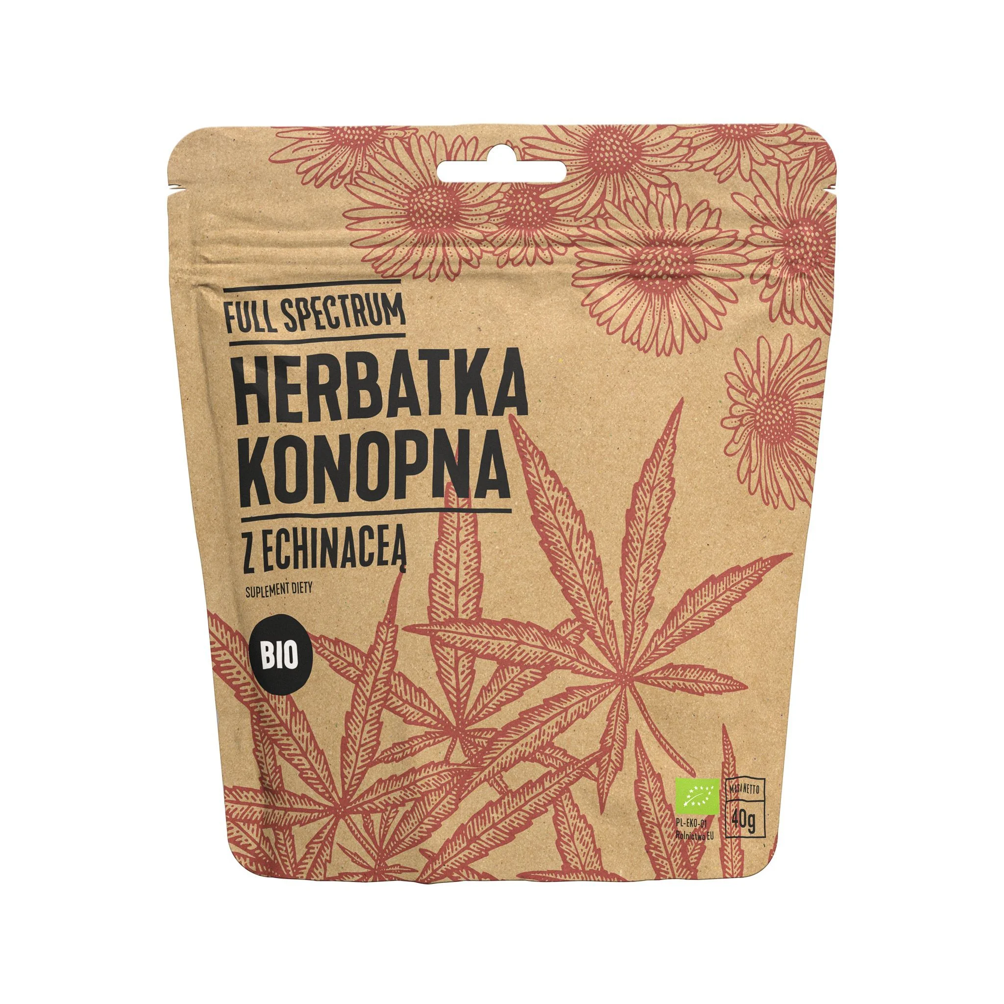 Full Spectrum Herbatka konopna z echinaceą BIO 40 g