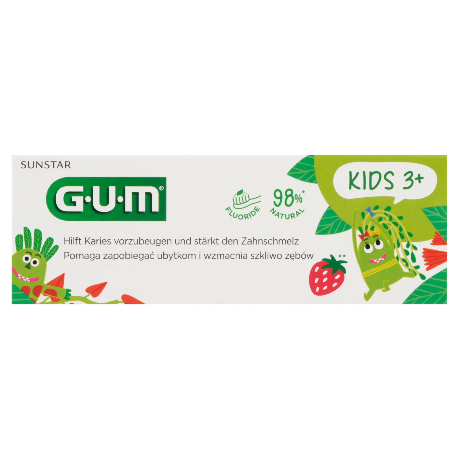 Sunstar Gum Kids 3+ pasta do zębów dla dzieci, 50 ml
