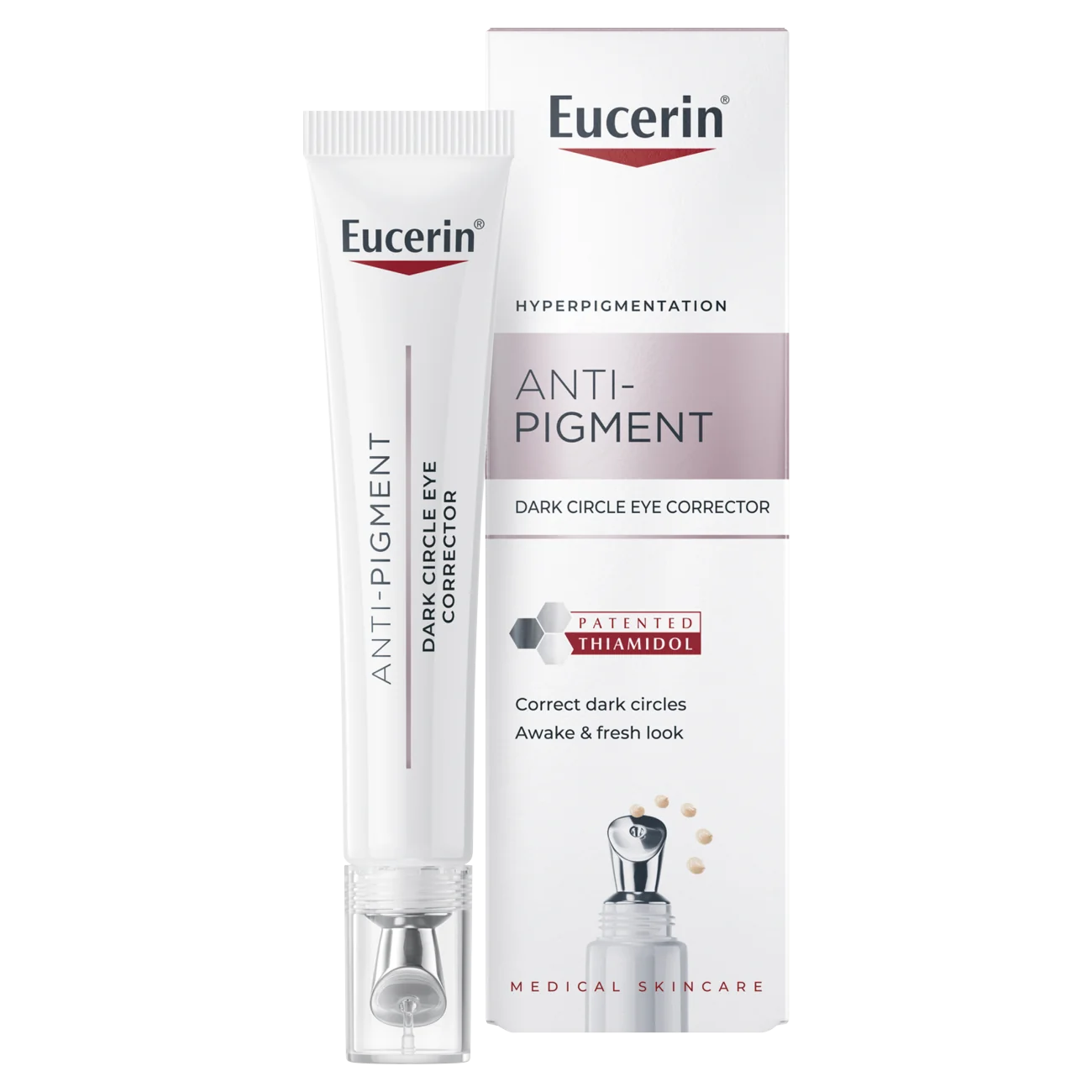 Eucerin Anti-Pigment, Krem pod oczy rozjaśniający cienie pod oczami, 15 ml