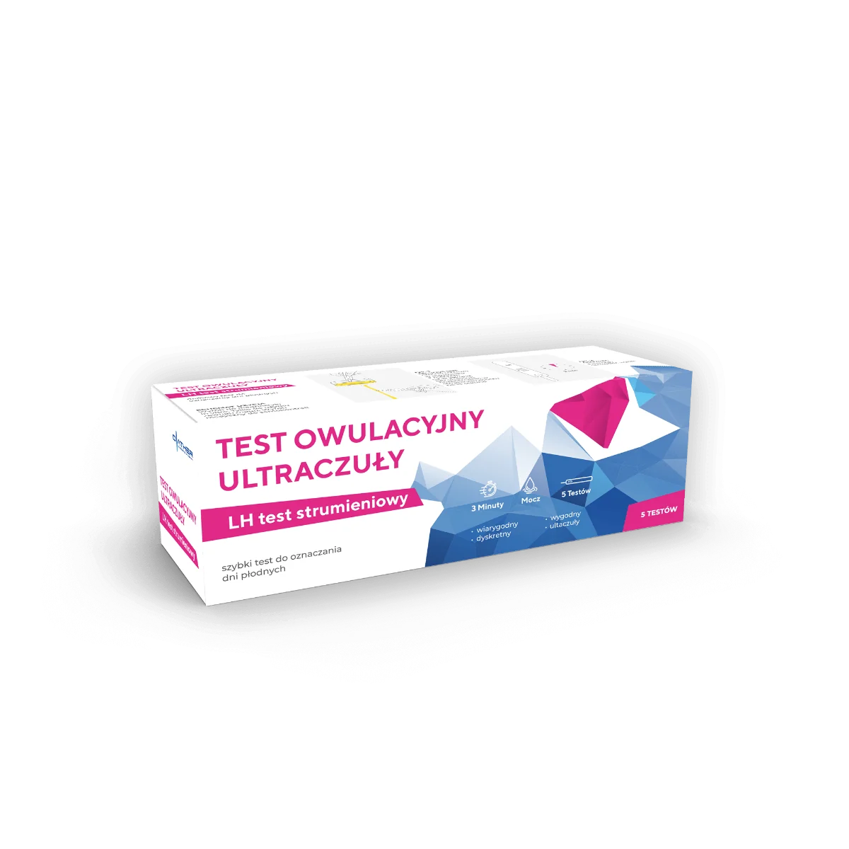 Diather test owulacyjny strumieniowy, 5 szt.