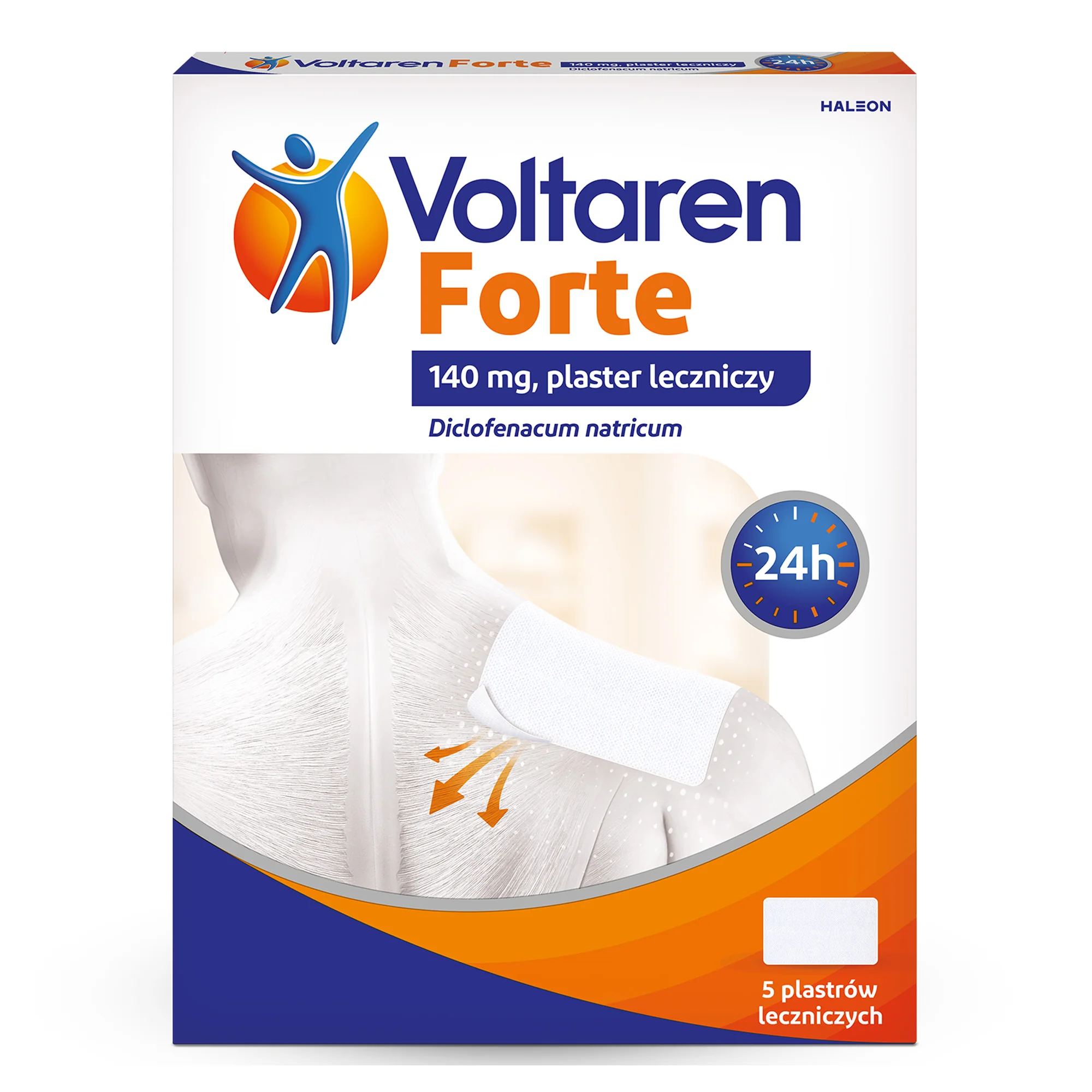 Voltaren Forte plaster leczniczy 140 mg 5 sztuk