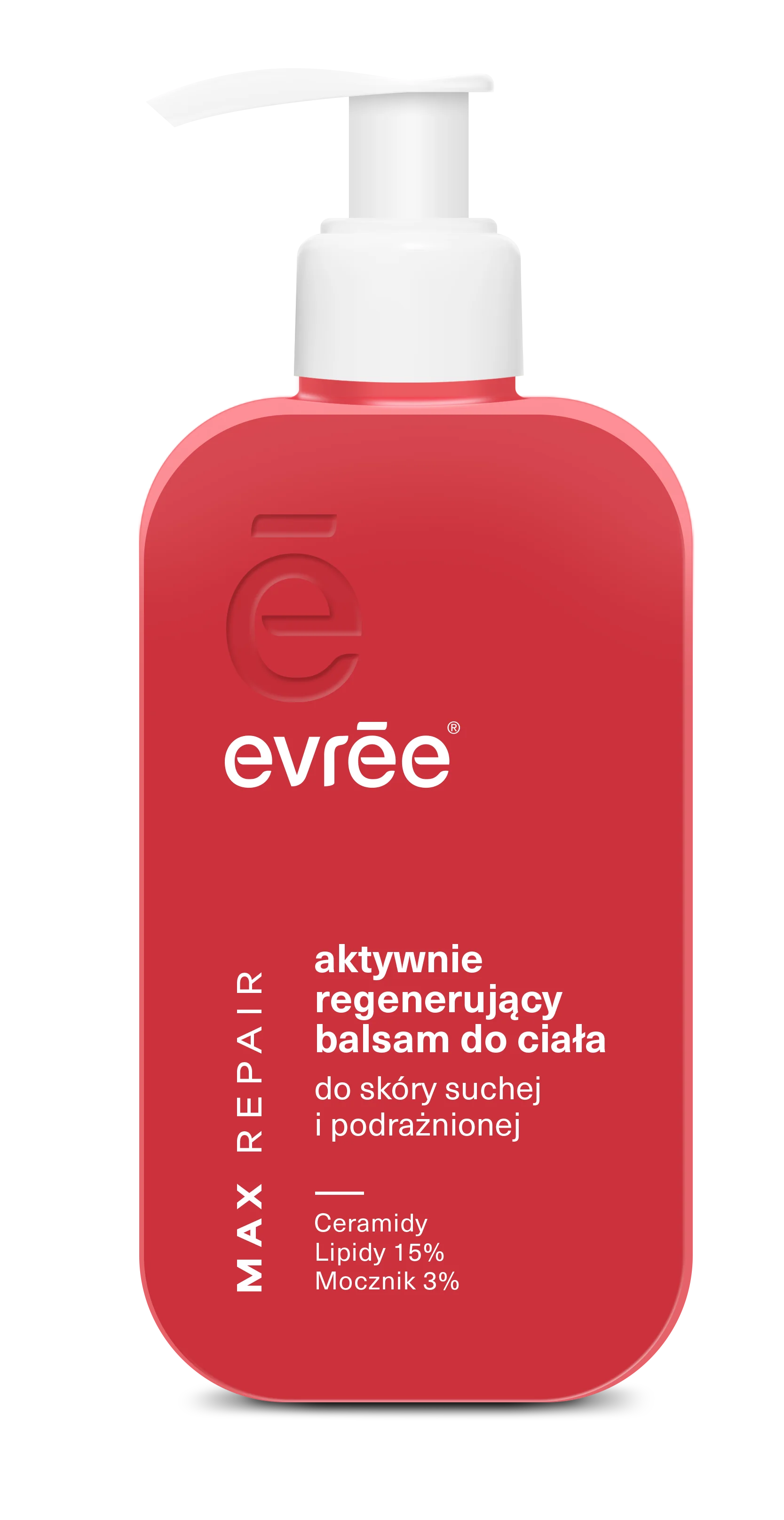 Evrēe Max Repair aktywnie regenerujący balsam do ciała do skóry suchej i podrażnionej, 300 ml
