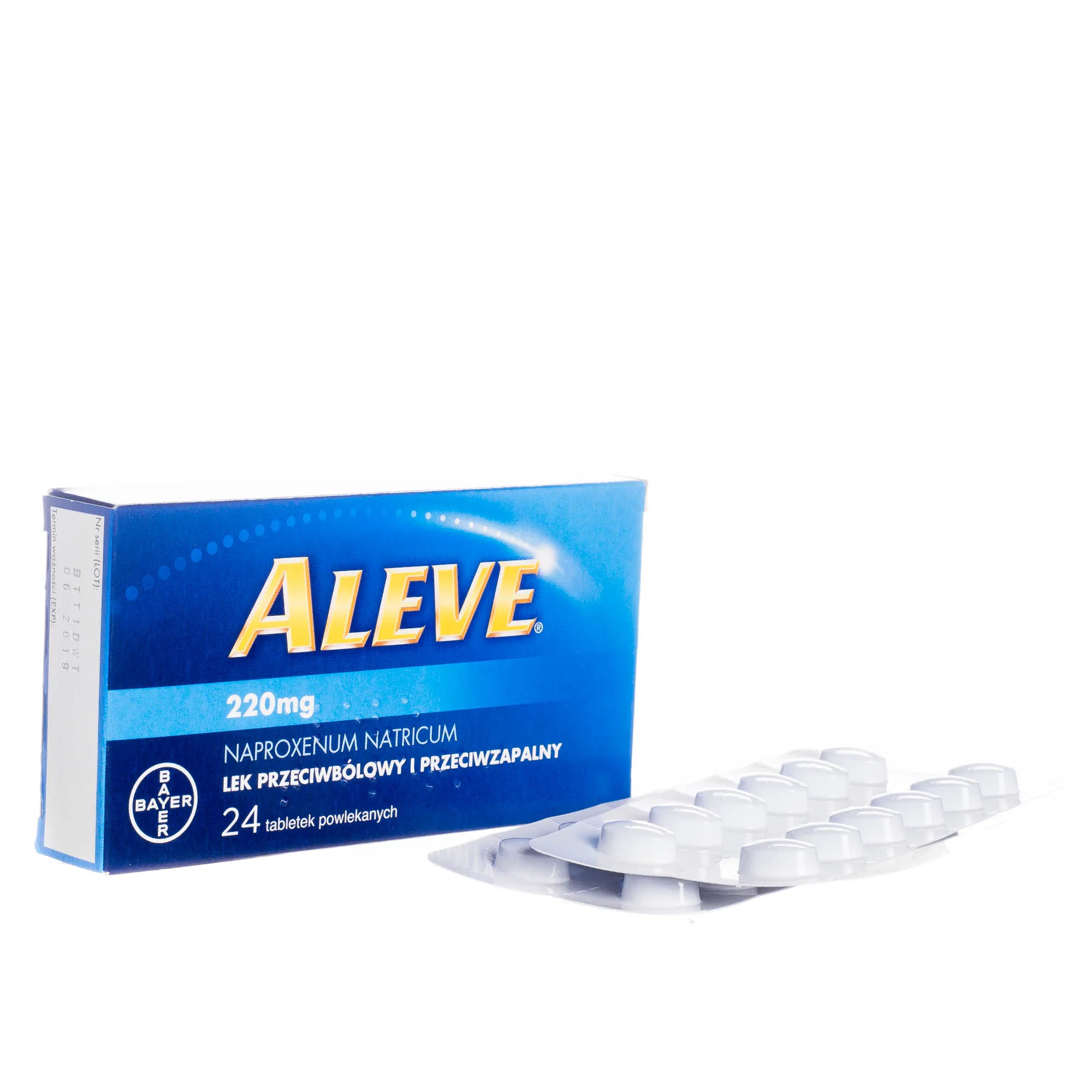 Aleve, 220 mg, 24 tabletki powlekane