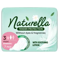 Naturella Tender Protection Maxi podpaski bez barwników i substancji zapachowych, 7 szt.
