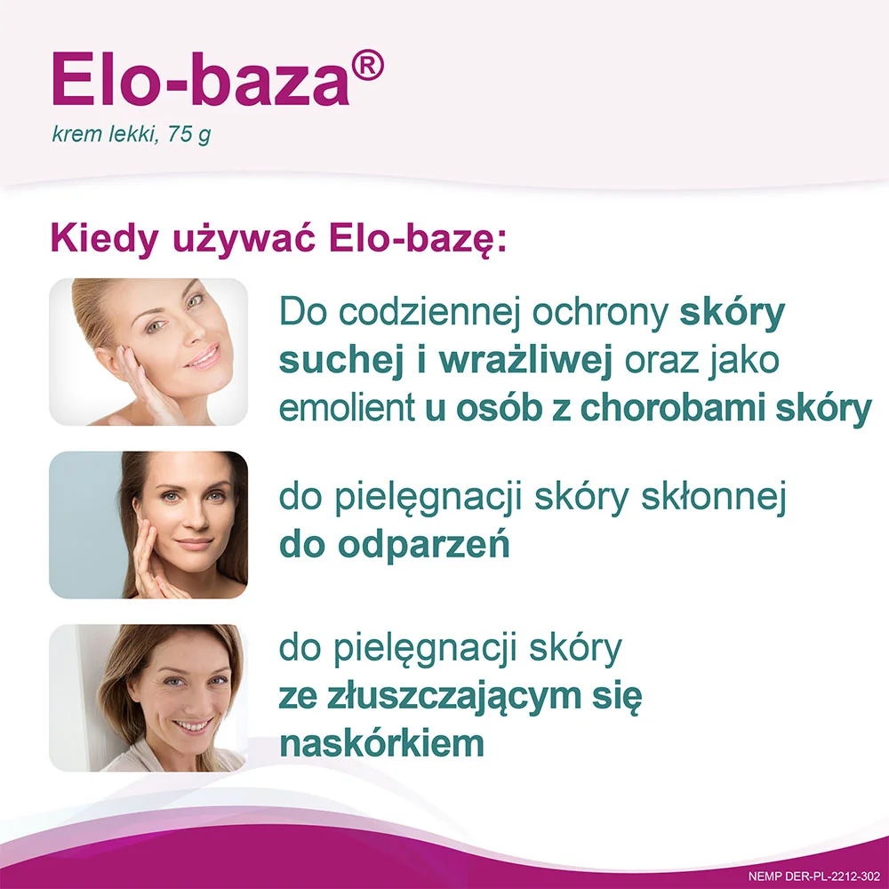 Elo-baza krem lekki, 75g