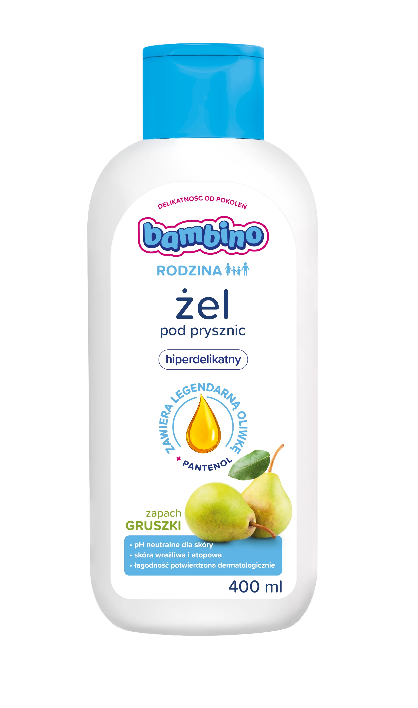 Bambino Rodzina żel pod prysznic Gruszka, 400 ml