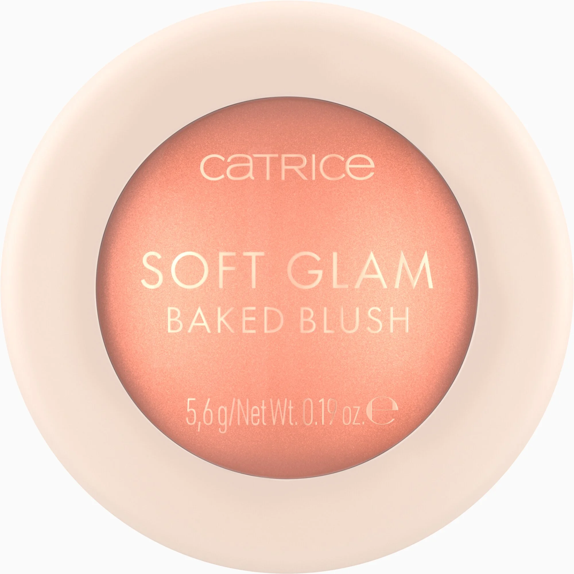 CATRICE Soft Glam Baked Blush róż wypiekany 020 Peachy Breeze, 5,6 g