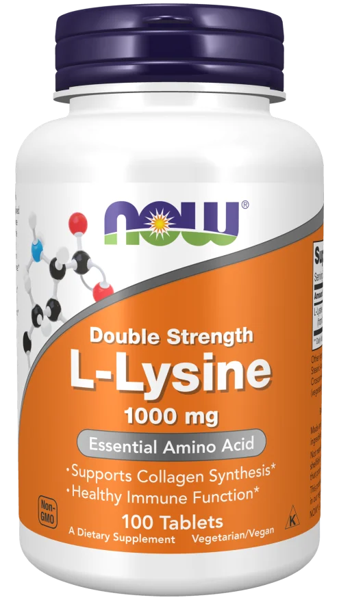 Now Foods L-Lizyna 1000 mg 100 tabletek