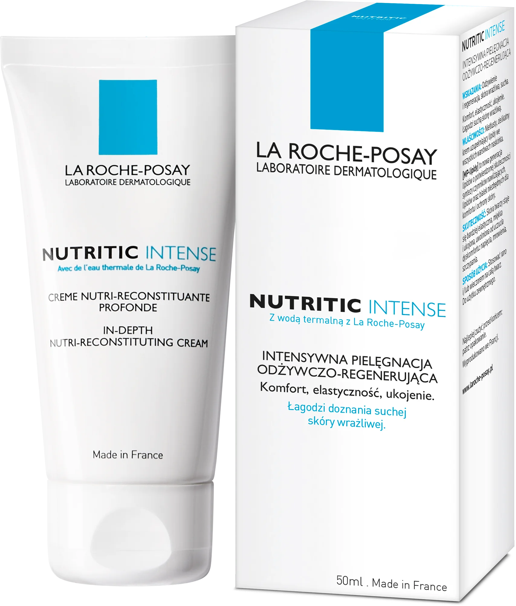 La Roche-Posay Nutritic Intense krem odżywczo-regenerujący, do skóry suchej, 50 ml