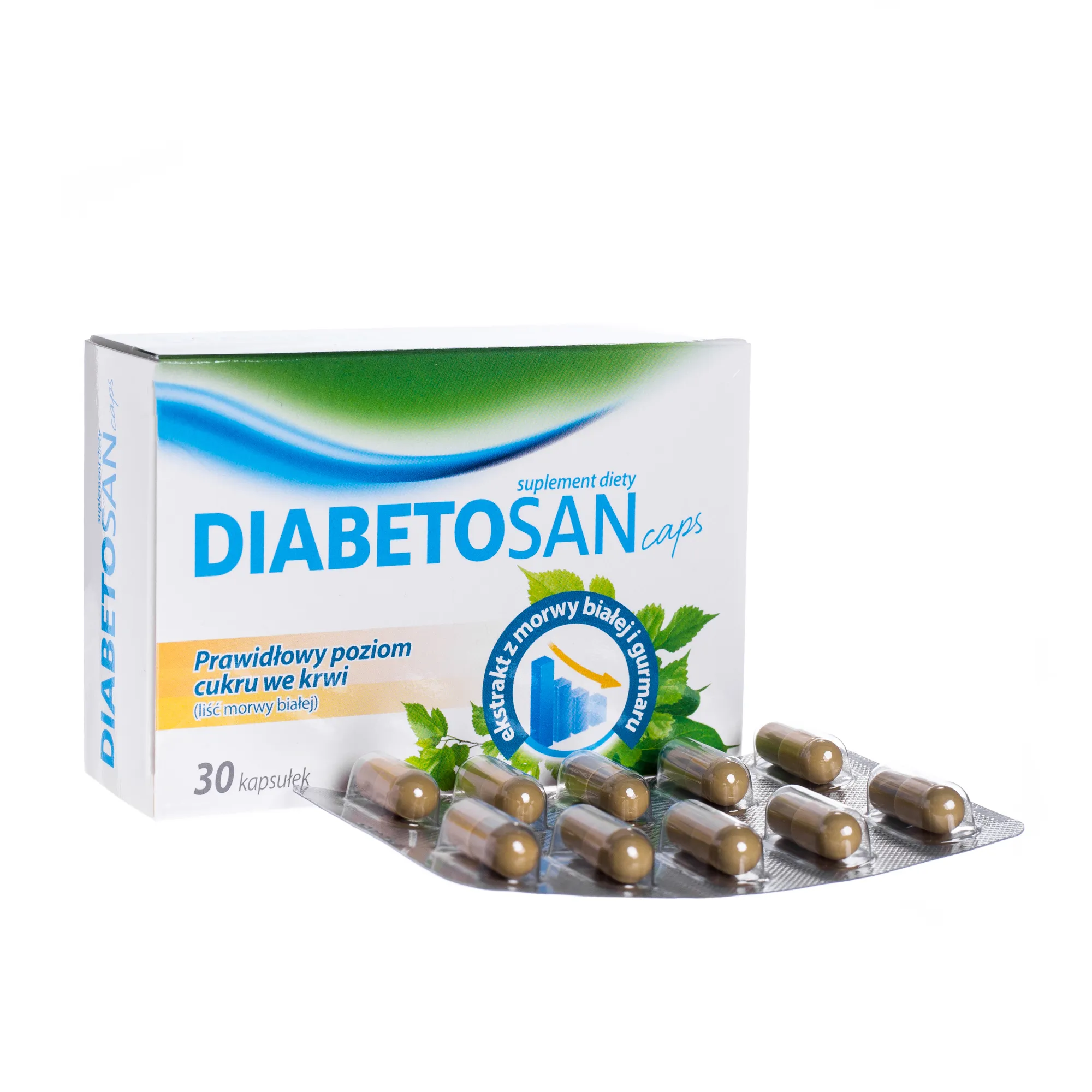 Diabetosan Caps, suplement diety, 30 kapsułek 